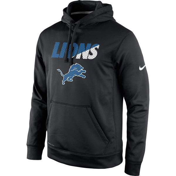 Men Detroit Lions Nike Kick Off Staff Performance Pullover Hoodie Black->philadelphia eagles->NFL Jersey